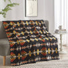 Solstice Pattern Polar Fleece Throw Blanket