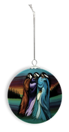 Three Sisters Glass Ornament