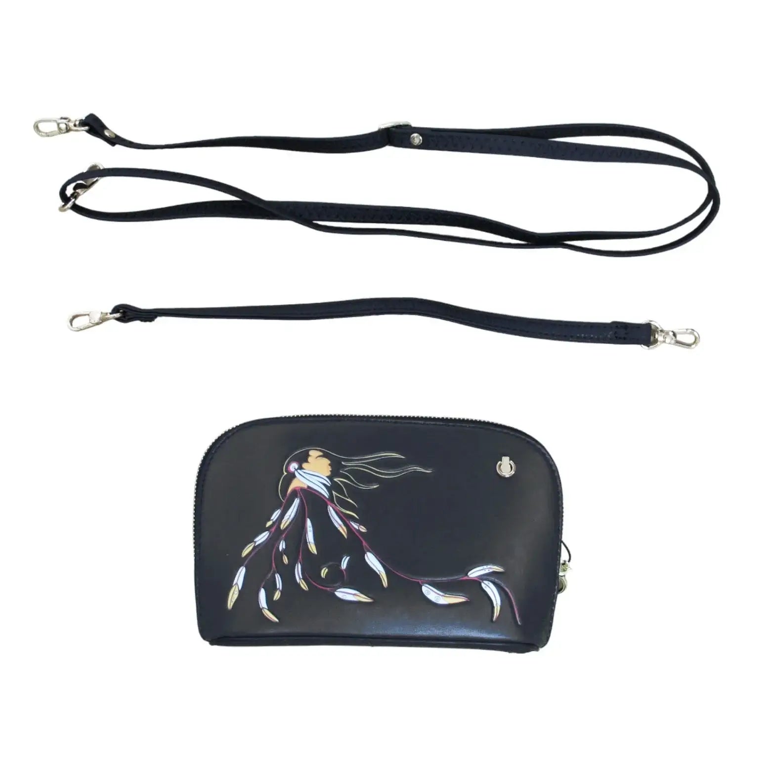 Eagle’s Gift crossbody bag showing detachable straps