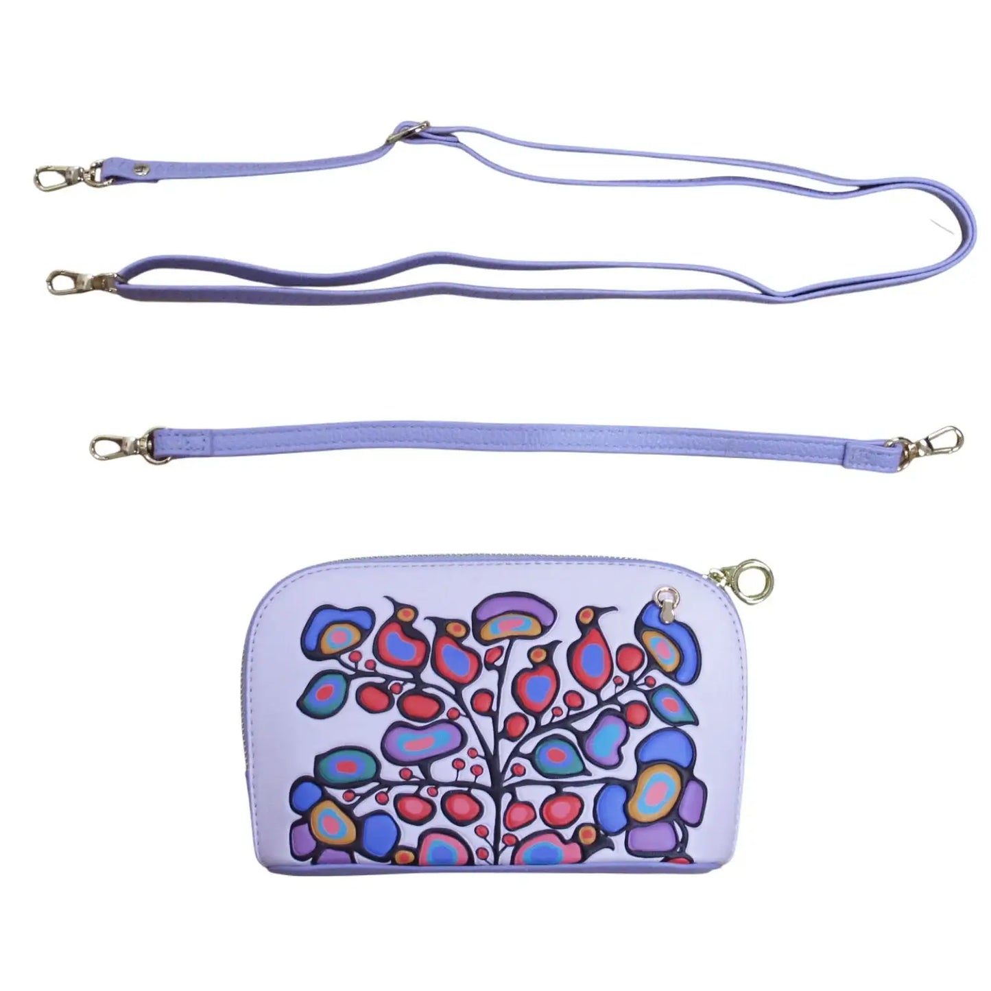 Woodland Floral crossbody bag with strap options