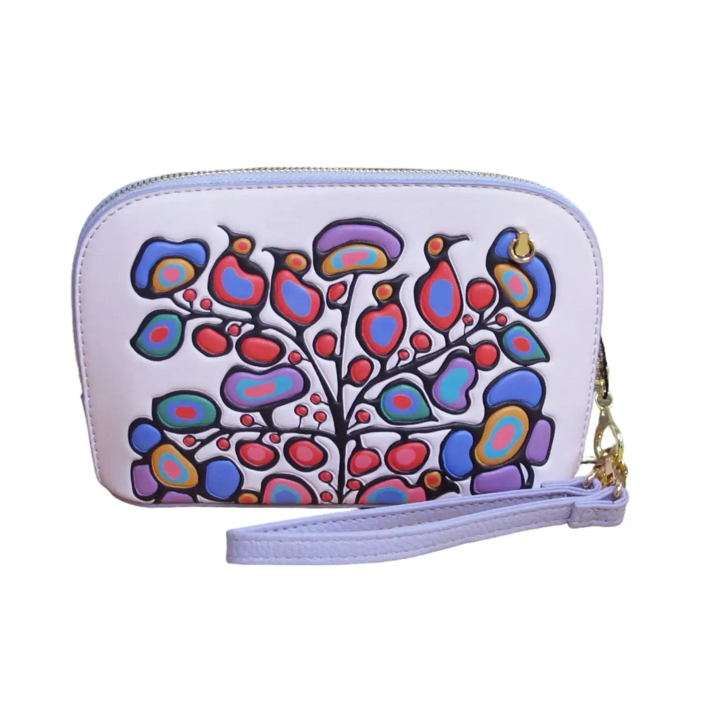 Back view of Woodland Floral crossbody bag