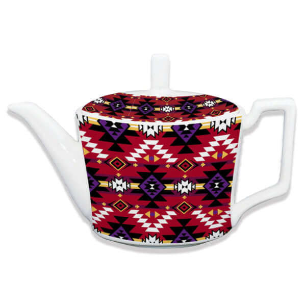 Indigenous Pattern Teapot