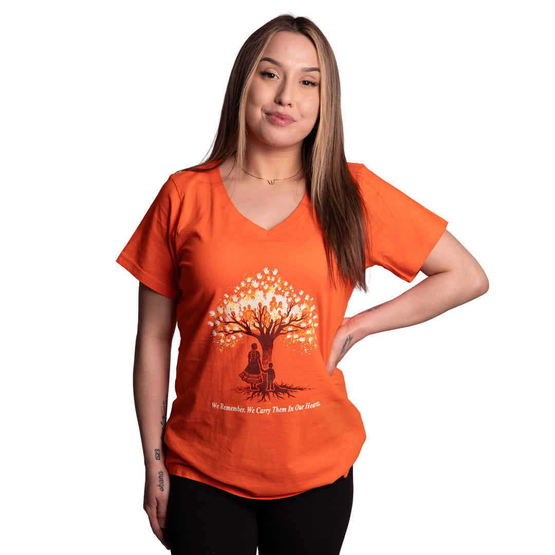 We Remember 2026 Ladies V-Neck Tee