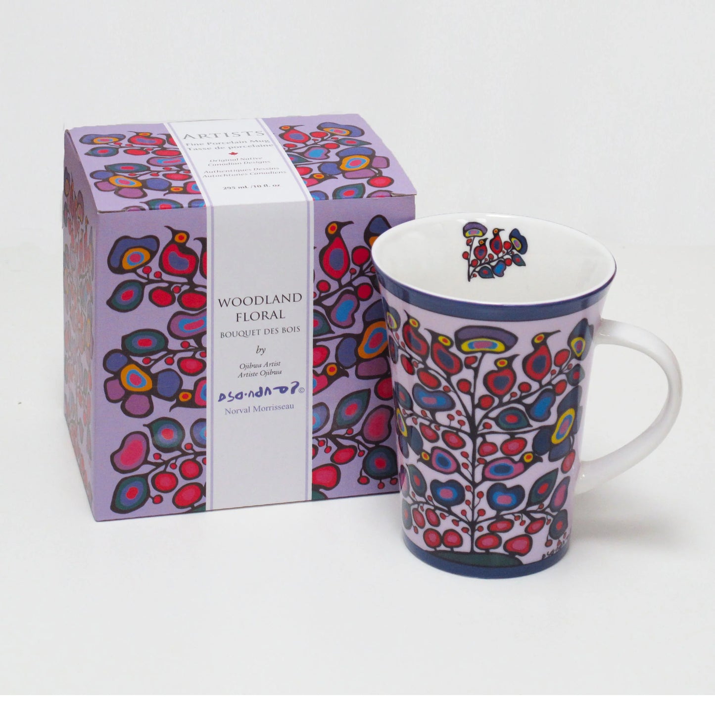 Woodland Floral Porcelain Mug