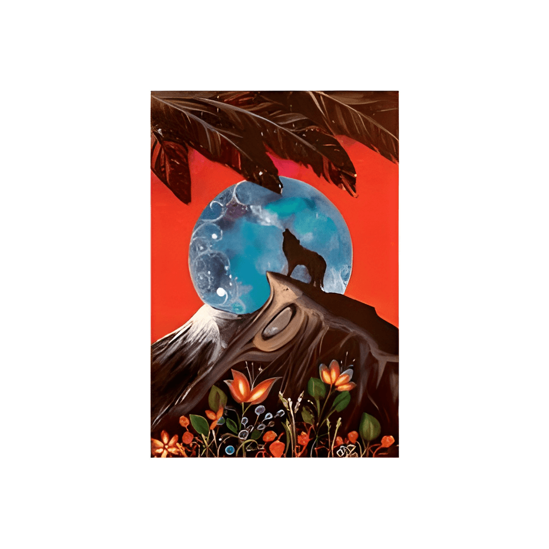 Alpha At Dusk Note Card