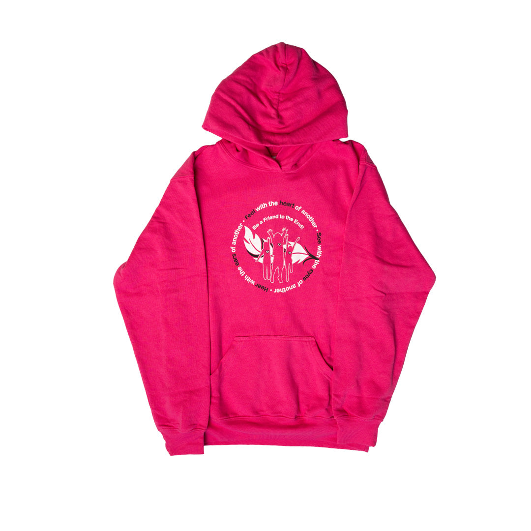 Be A Friend - Pink Shirt Day Youth Hoodie