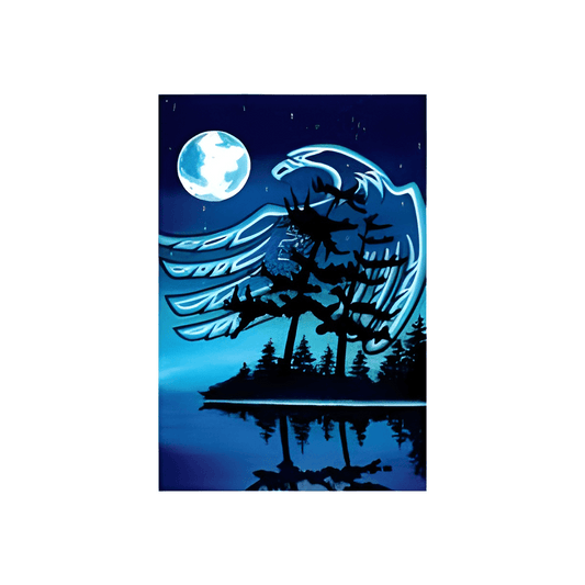 Blue Moon Note Card