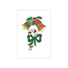 Candy Cane Note Card