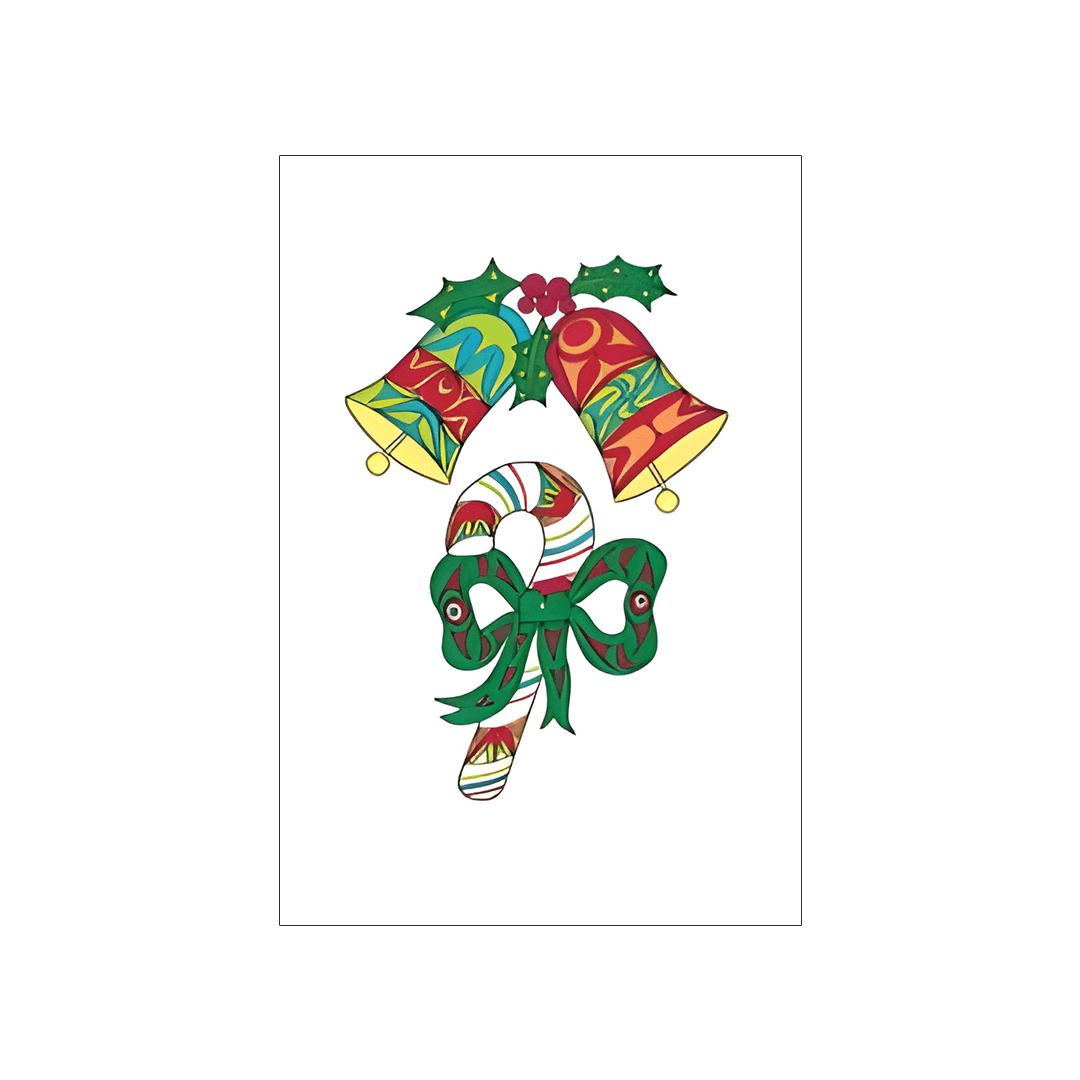 Candy Cane Note Card