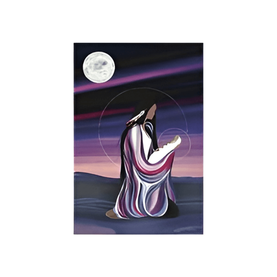 December Moon Note Card
