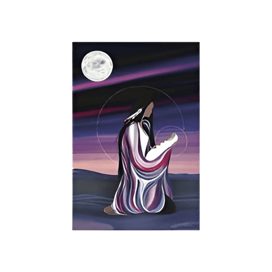 December Moon Note Card
