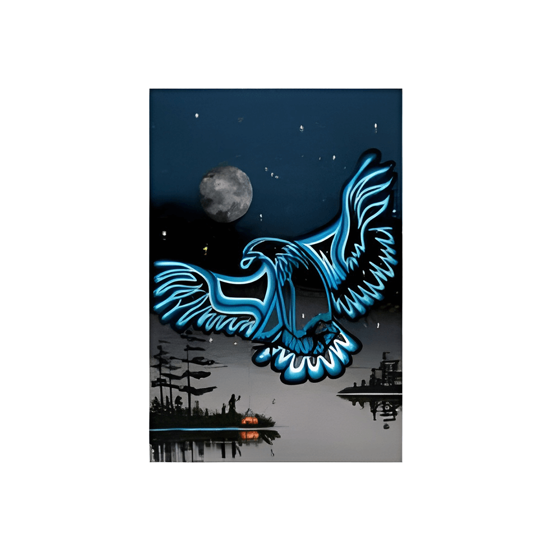 Eagle In The Sky Note Card