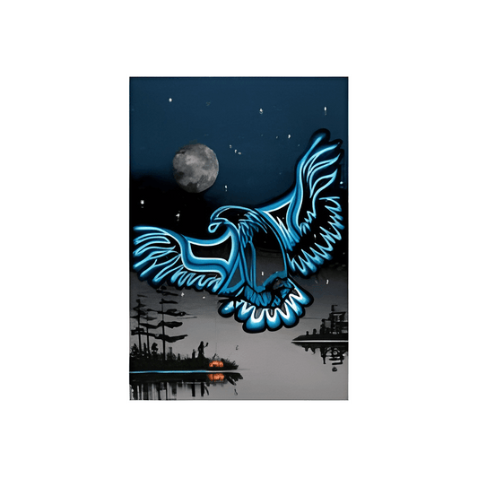 Eagle In The Sky Note Card