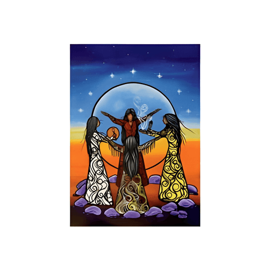 Full Moon Ceremony of the Four Nations Note Card