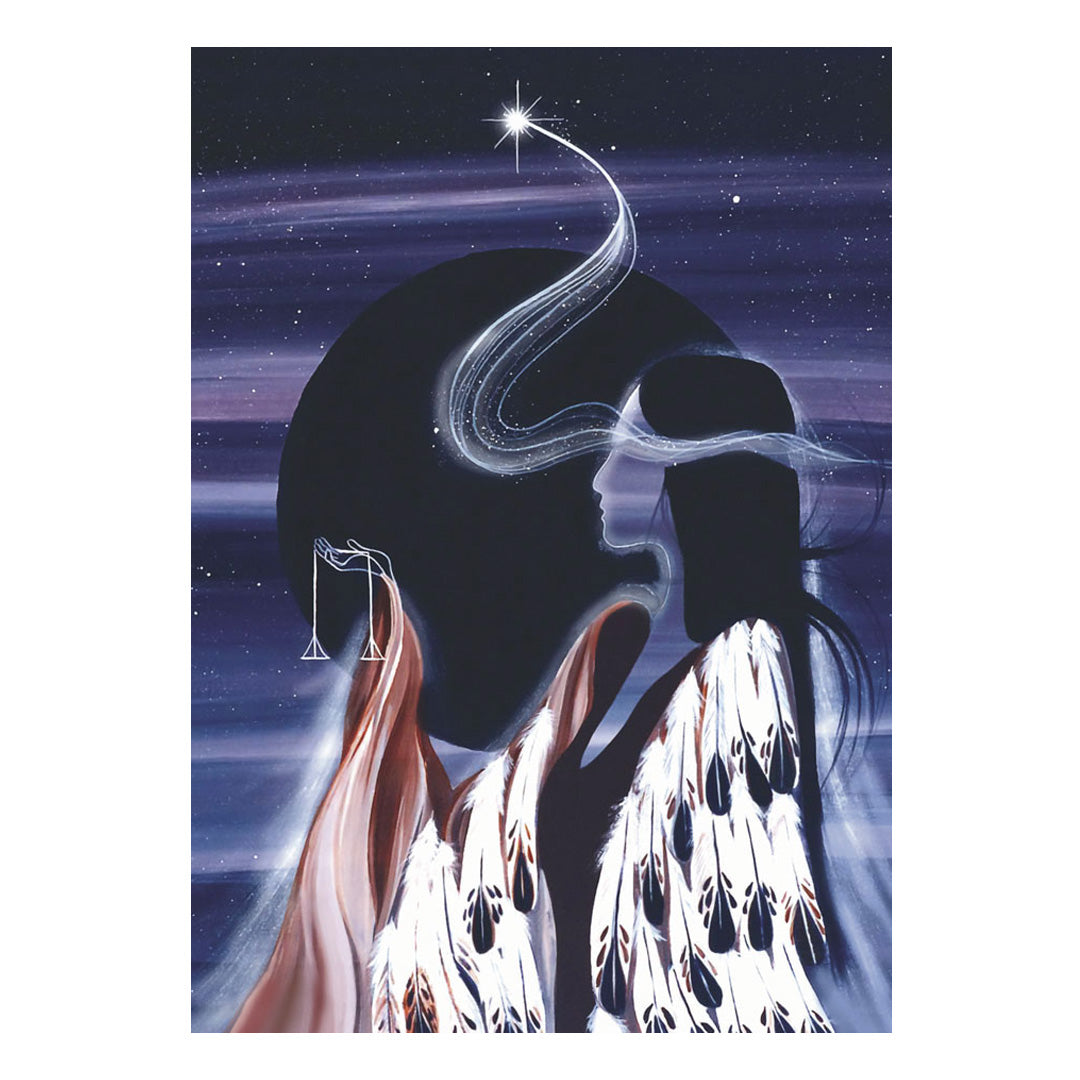 March Moon Note Card
