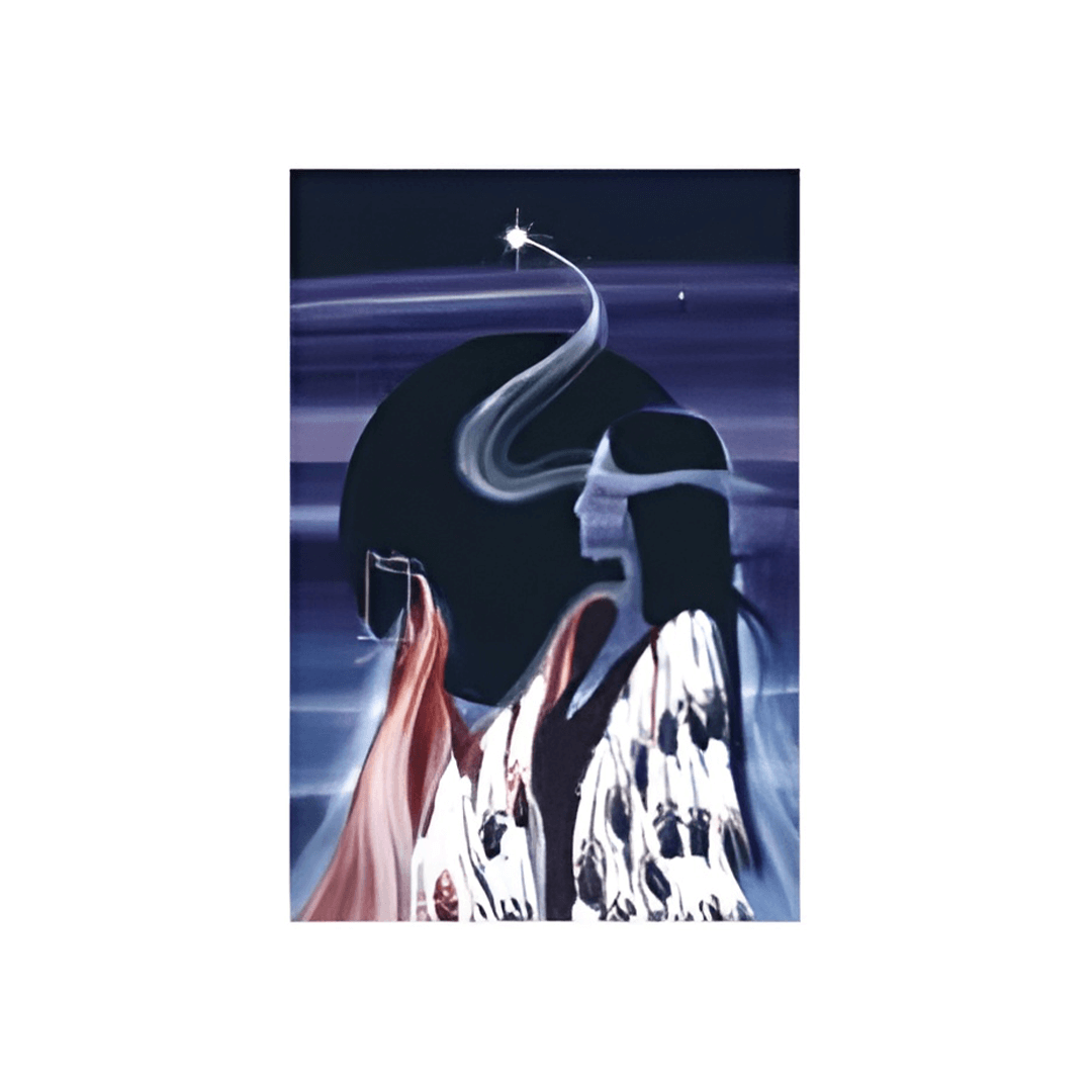 March Moon Note Card