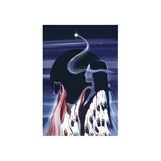 March Moon Note Card