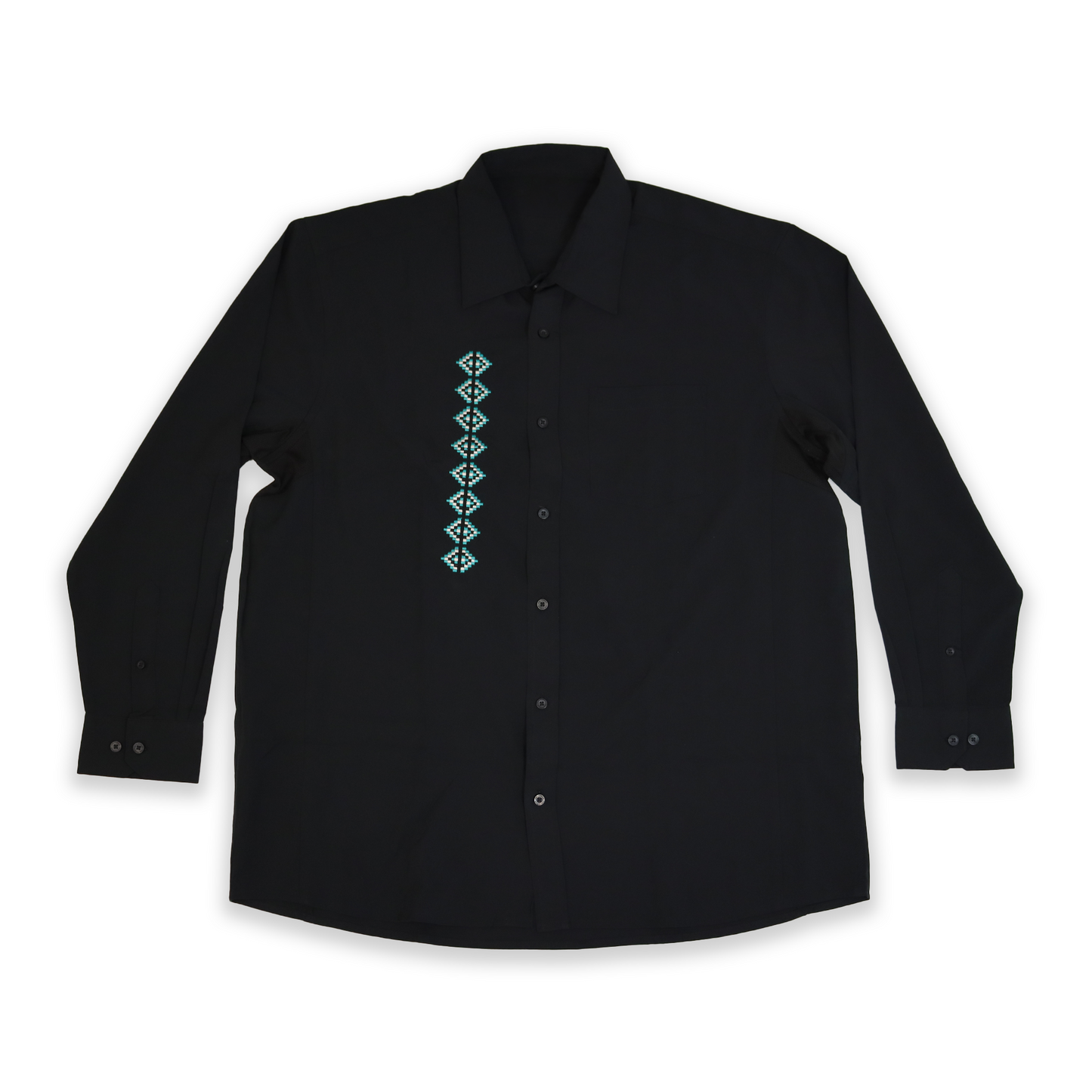 Men’s Navajo Embroidered Dress Shirt
