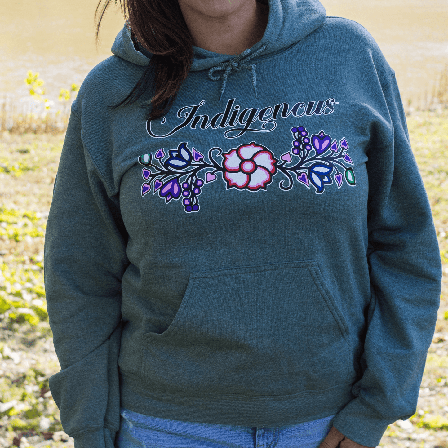 Indigenous Floral Hoodie