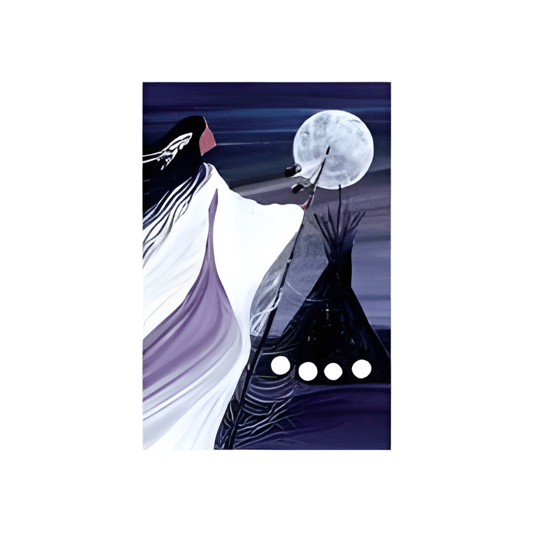 November Moon Note Card