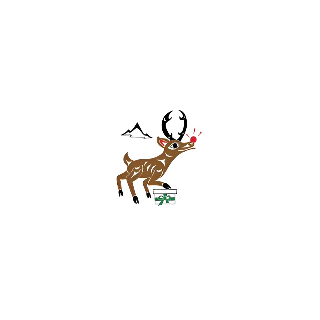 Salish Rudolph Note Card