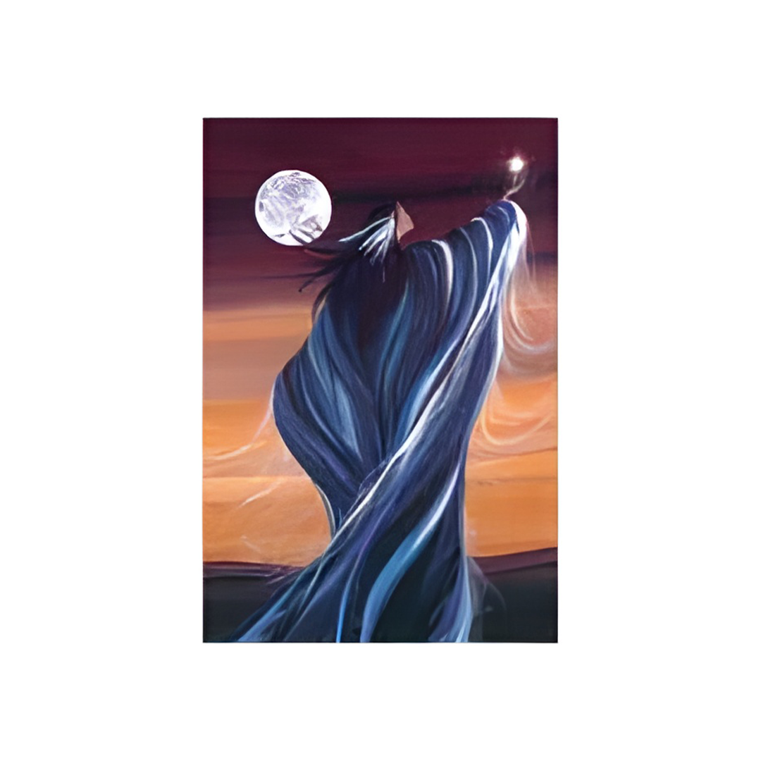 September Moon Note Card