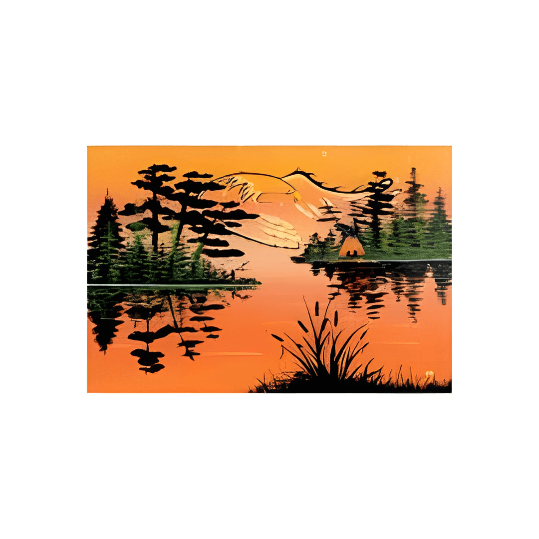 Sunset Honeymoon Note Card