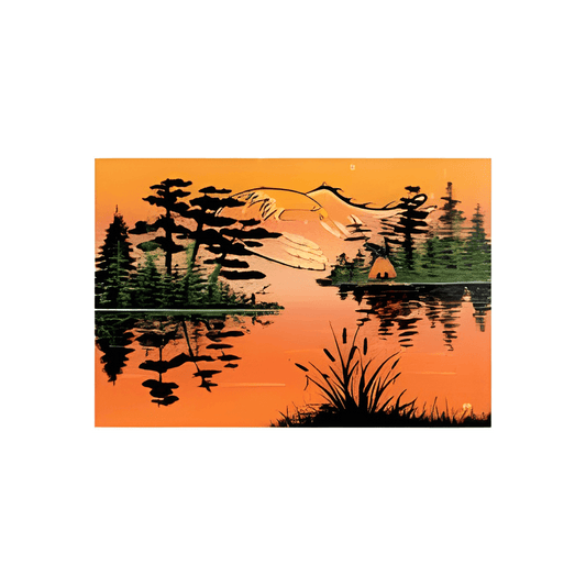 Sunset Honeymoon Note Card