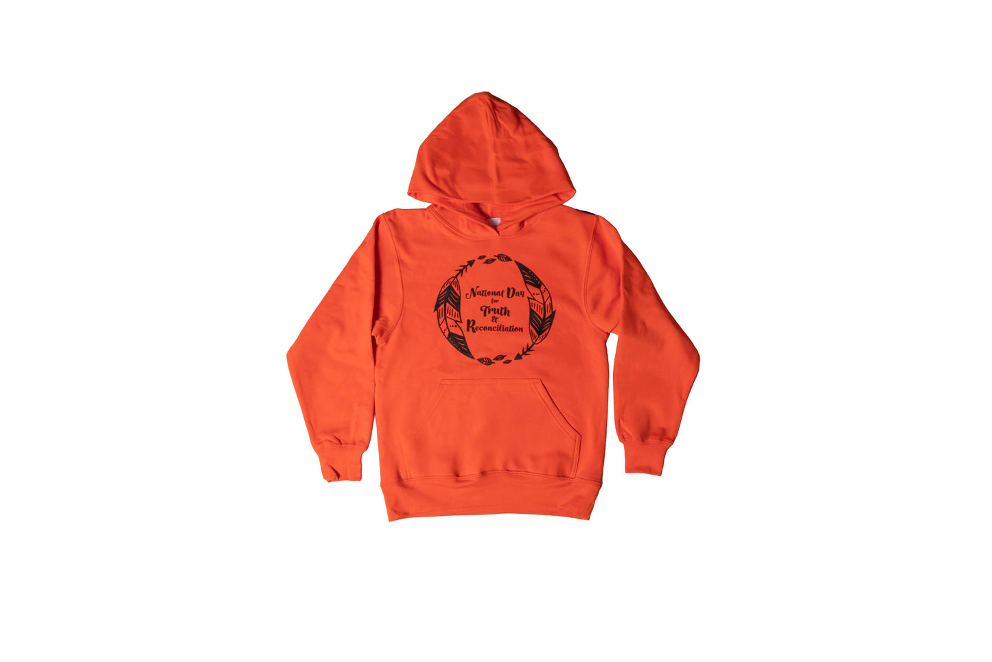 Truth and Reconciliation 2025 Youth Hoodie – front view one color