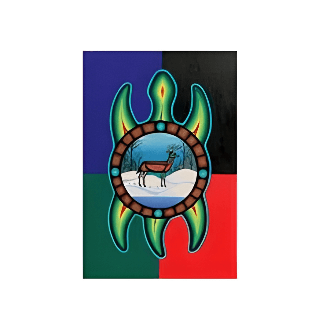 Turtle Deer Note Card