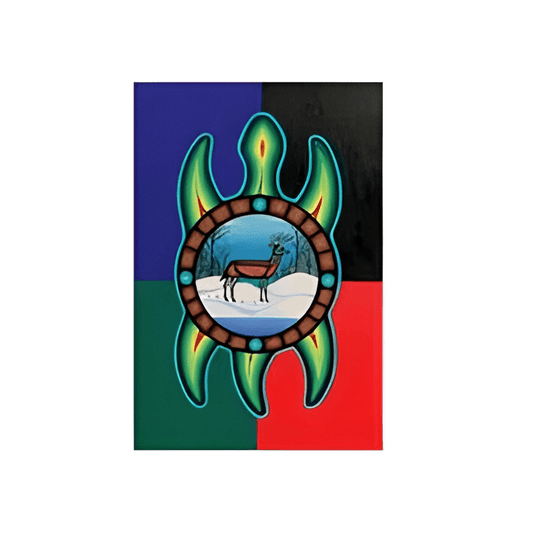 Turtle Deer Note Card