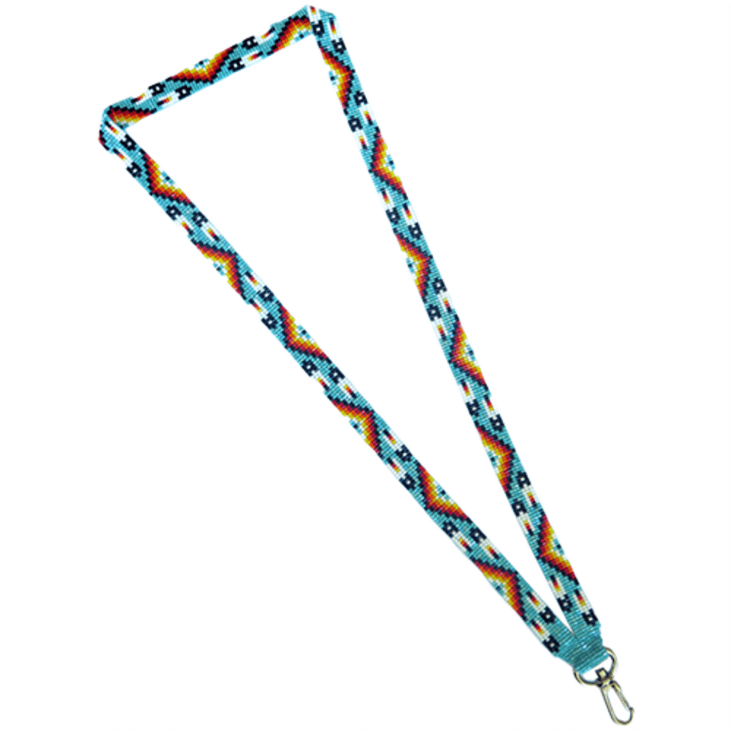 Many Feathers - Loomed Lanyard