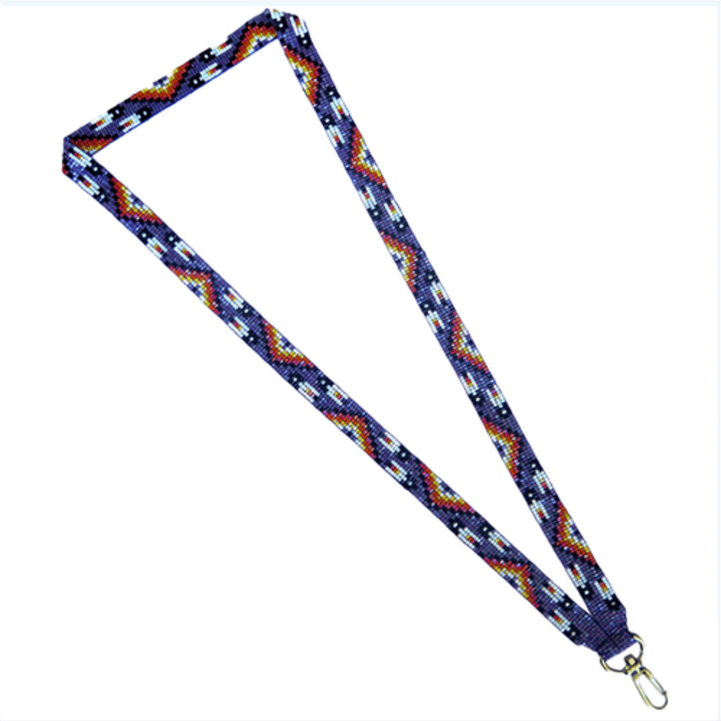 Many Feathers - Loomed Lanyard