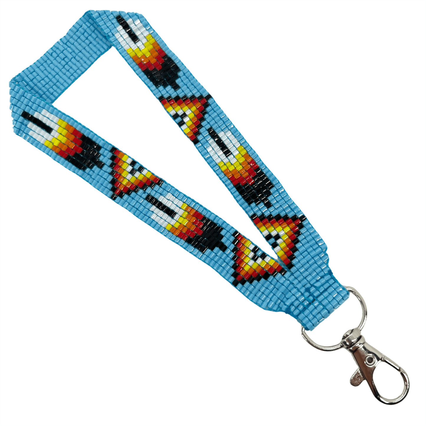 Feather - Loomed Wrist Lanyard