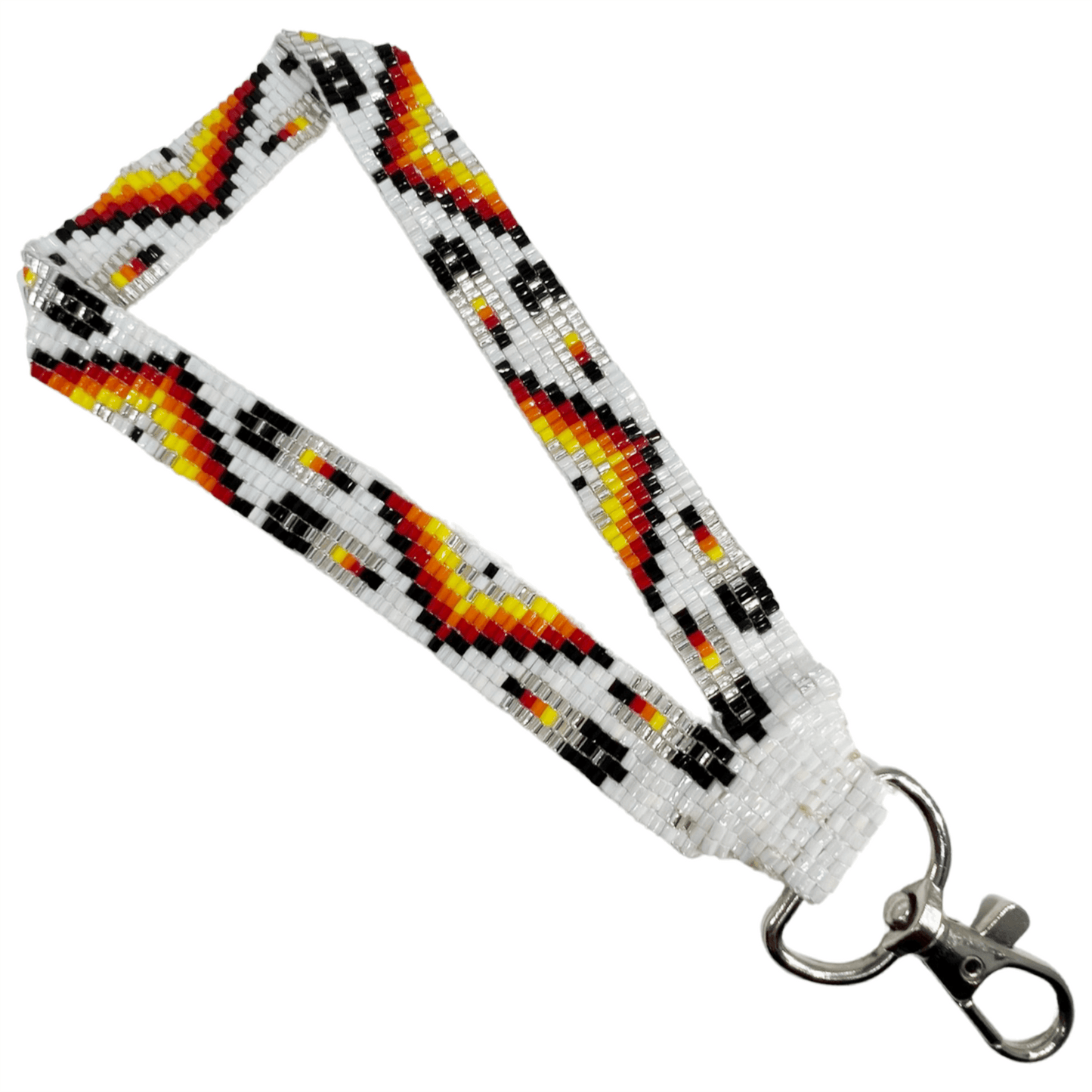 Many Feathers - Loomed Wrist Lanyard