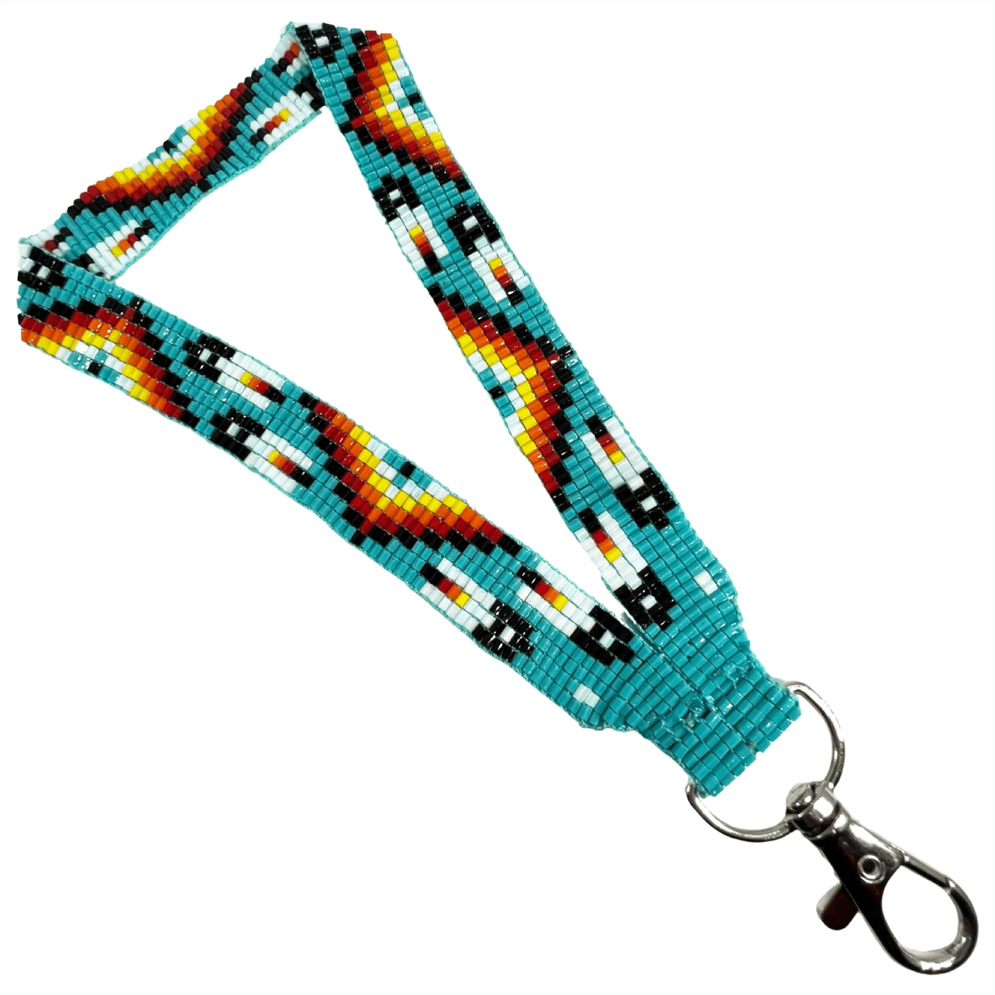 Many Feathers - Loomed Wrist Lanyard