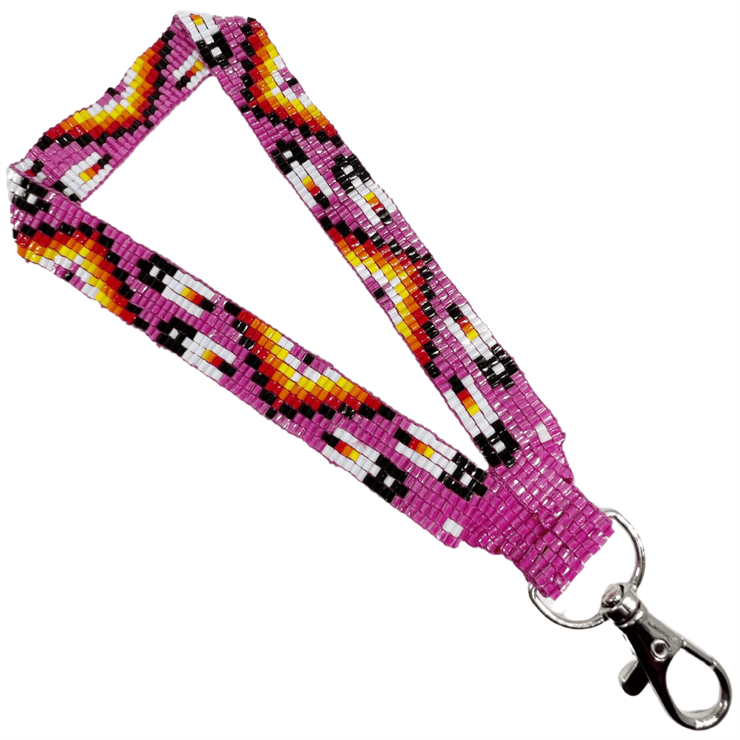 Many Feathers - Loomed Wrist Lanyard