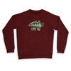 Burgundy Momma Bear Sweatshirt Mother’s Day 2023 edition with bear and floral design front view