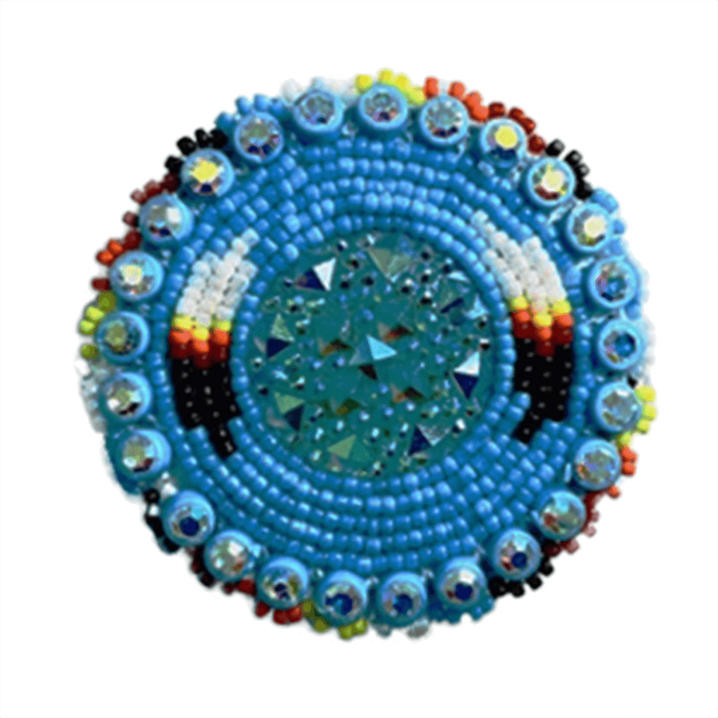 Feather - Beaded Pop Socket