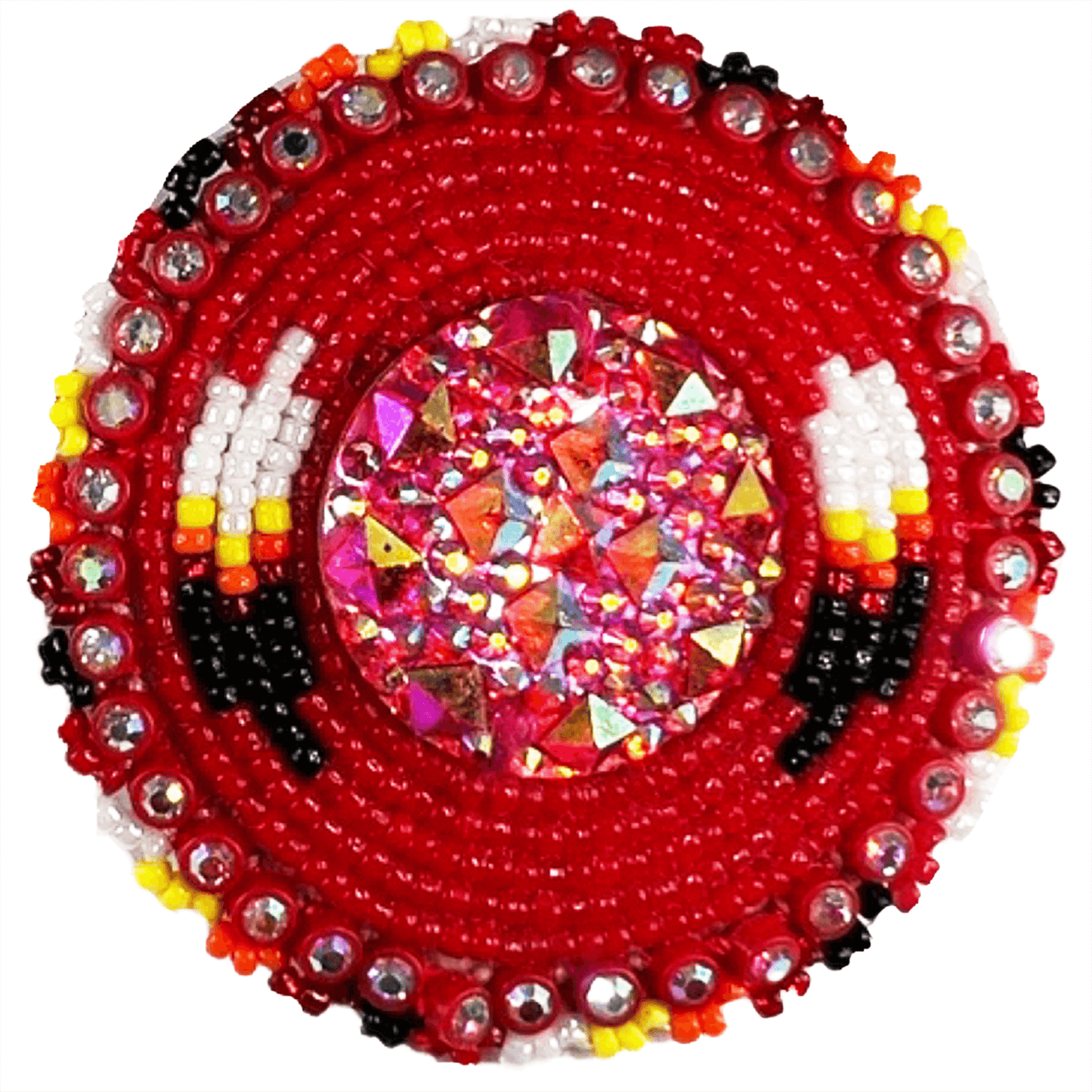 Feather - Beaded Pop Socket