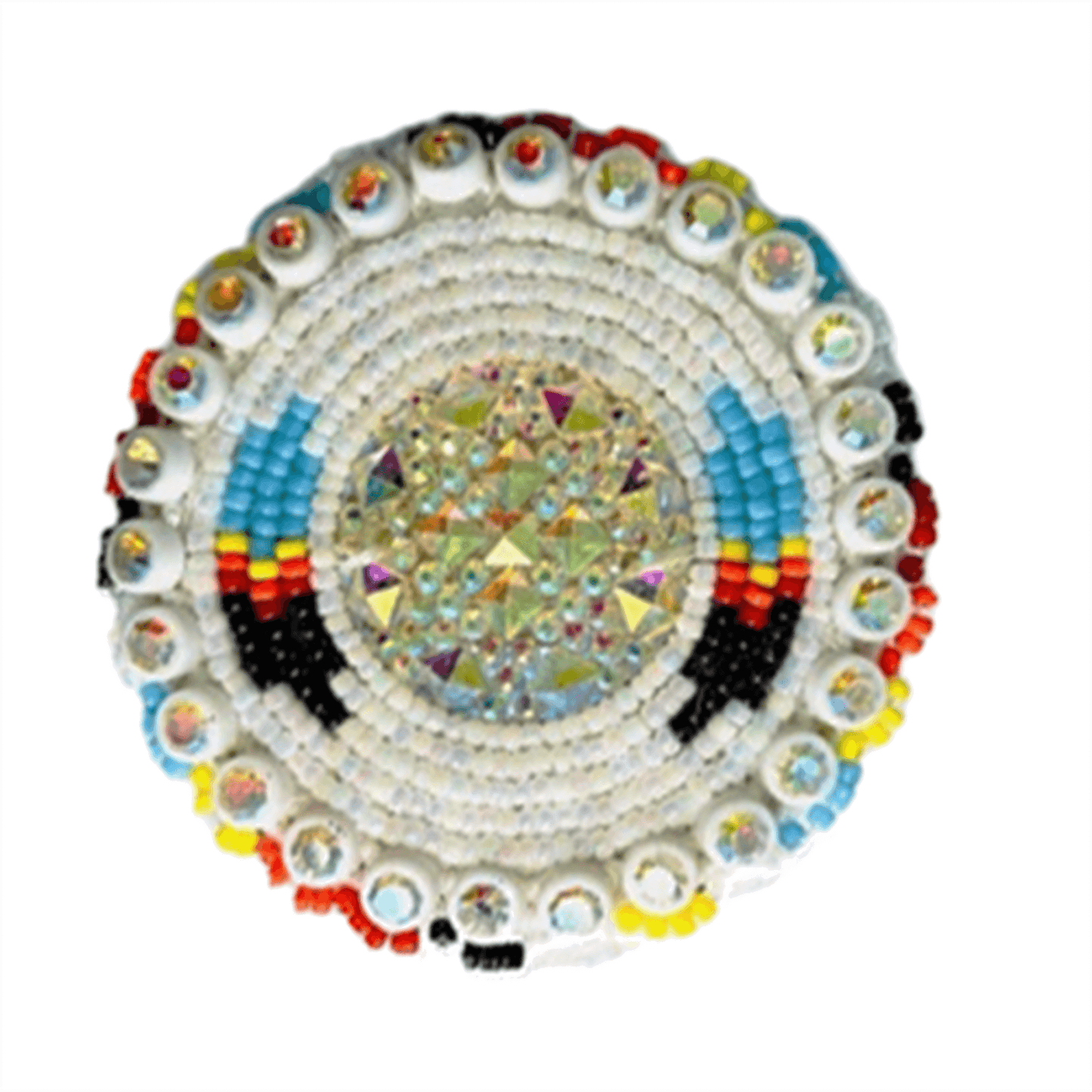 Feather - Beaded Pop Socket