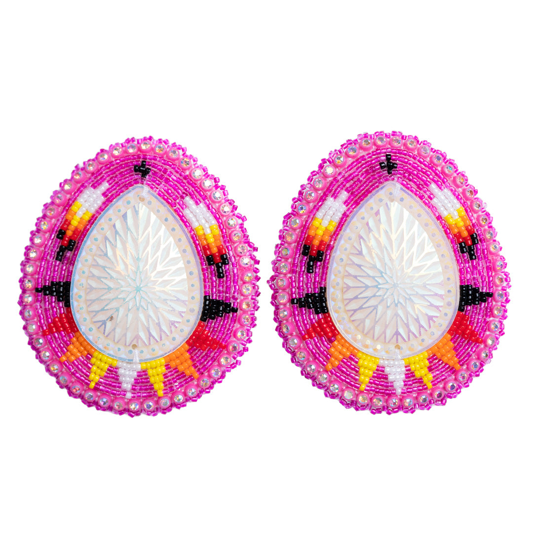 Large Teardrop - Glam Earrings