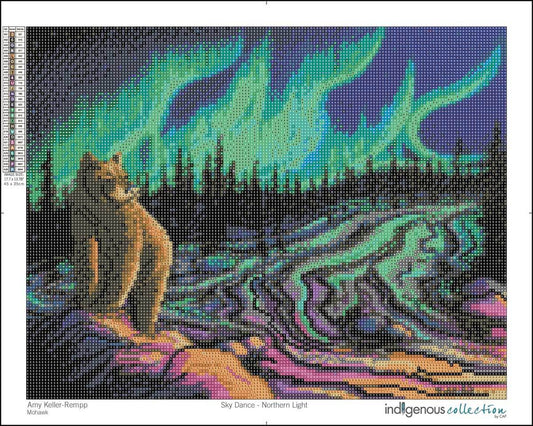 Sky Dance - Northern Light - Diamond Art Kit