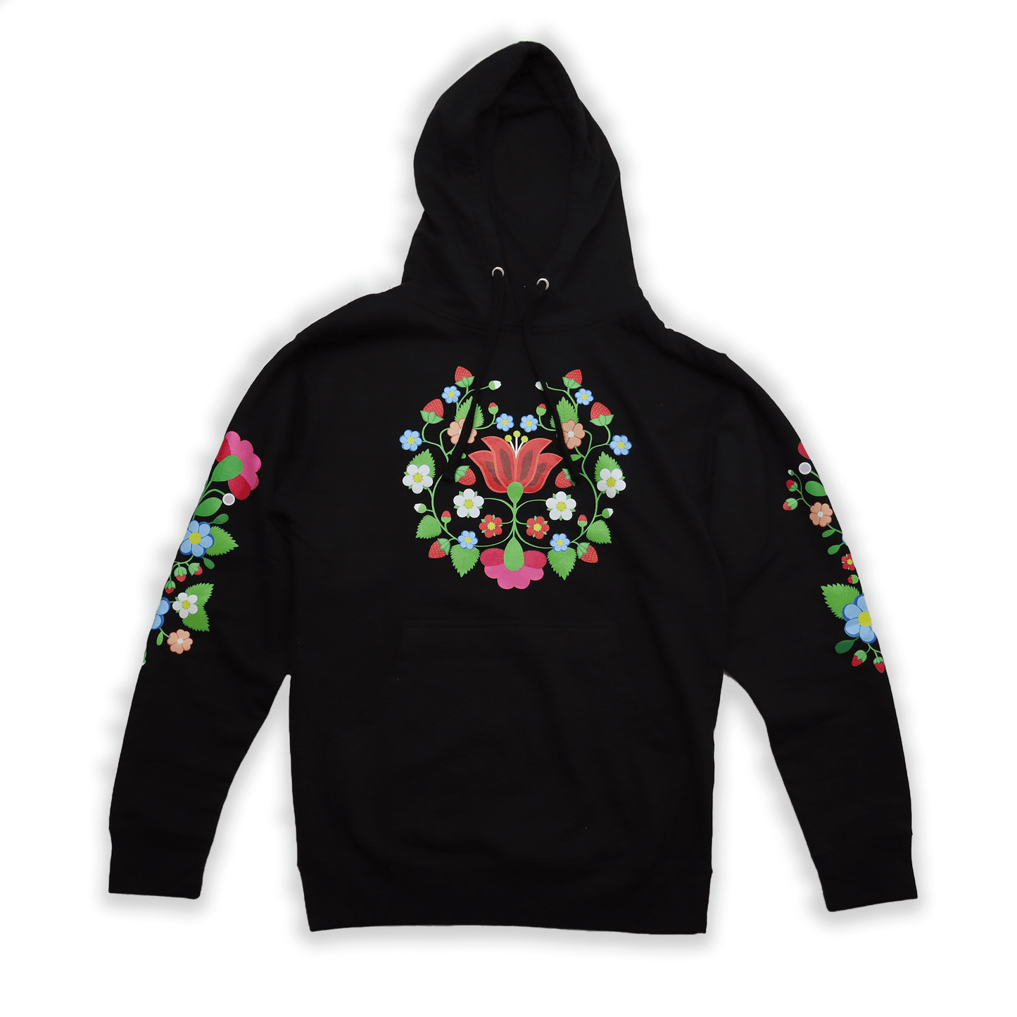 Strawberry Floral Hoodie