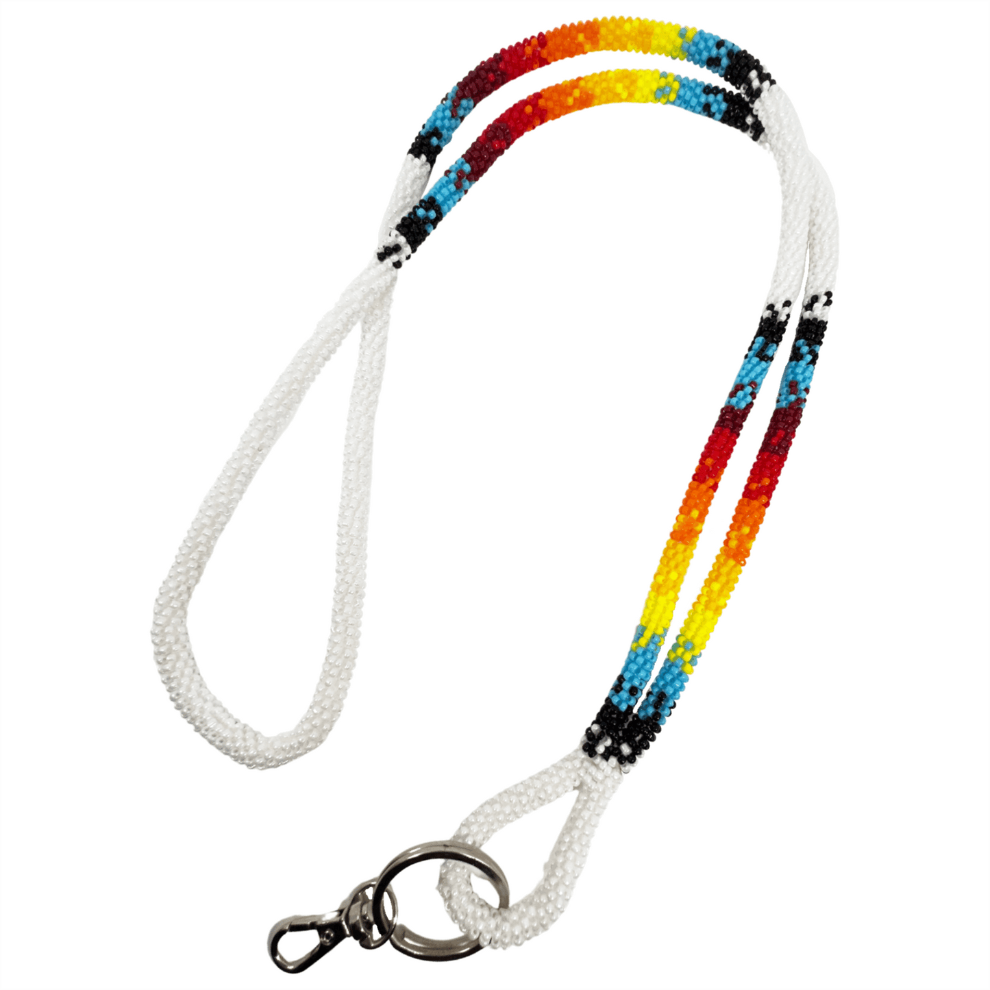 Wrapped Beaded Sunburst Lanyard