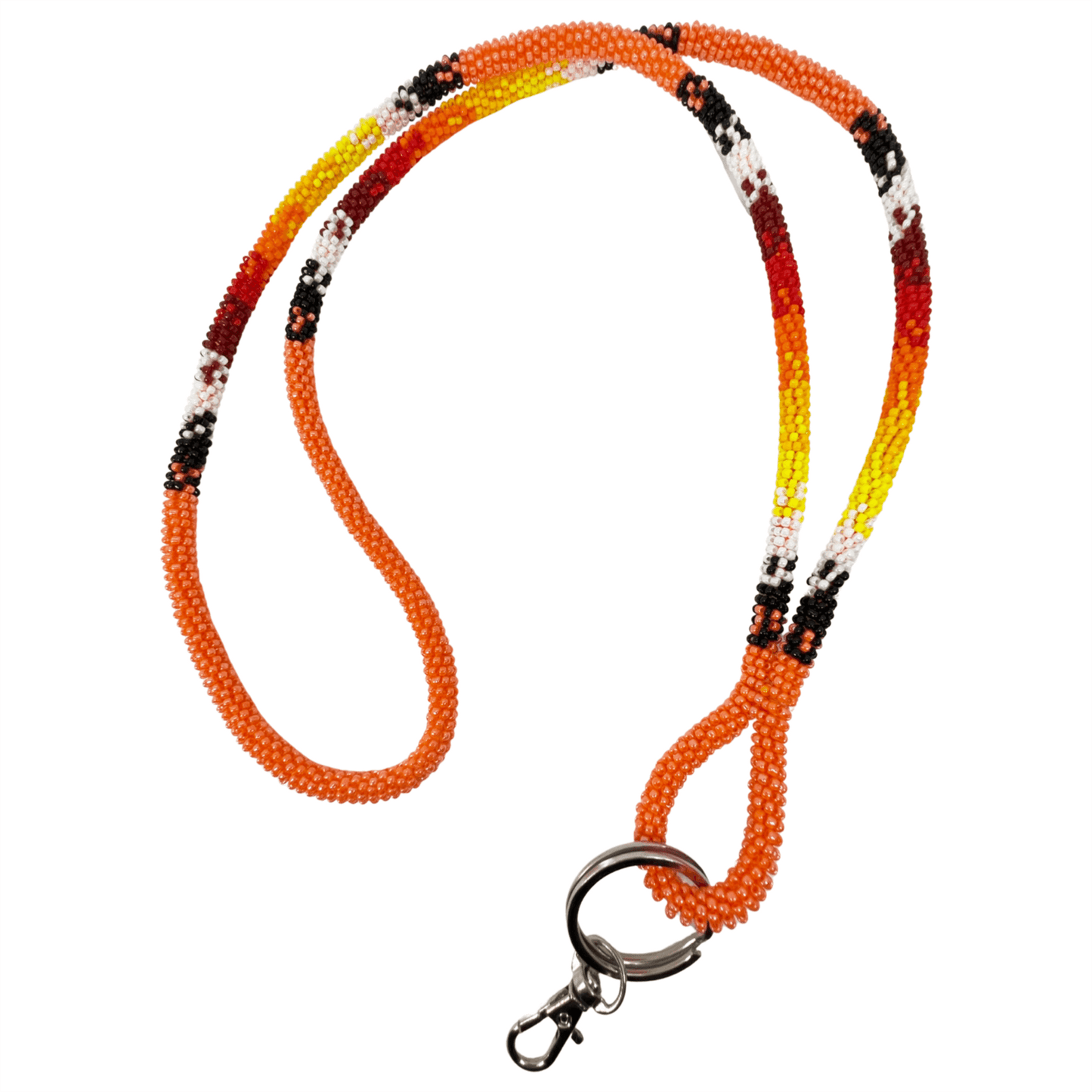 Wrapped Beaded Sunburst Lanyard