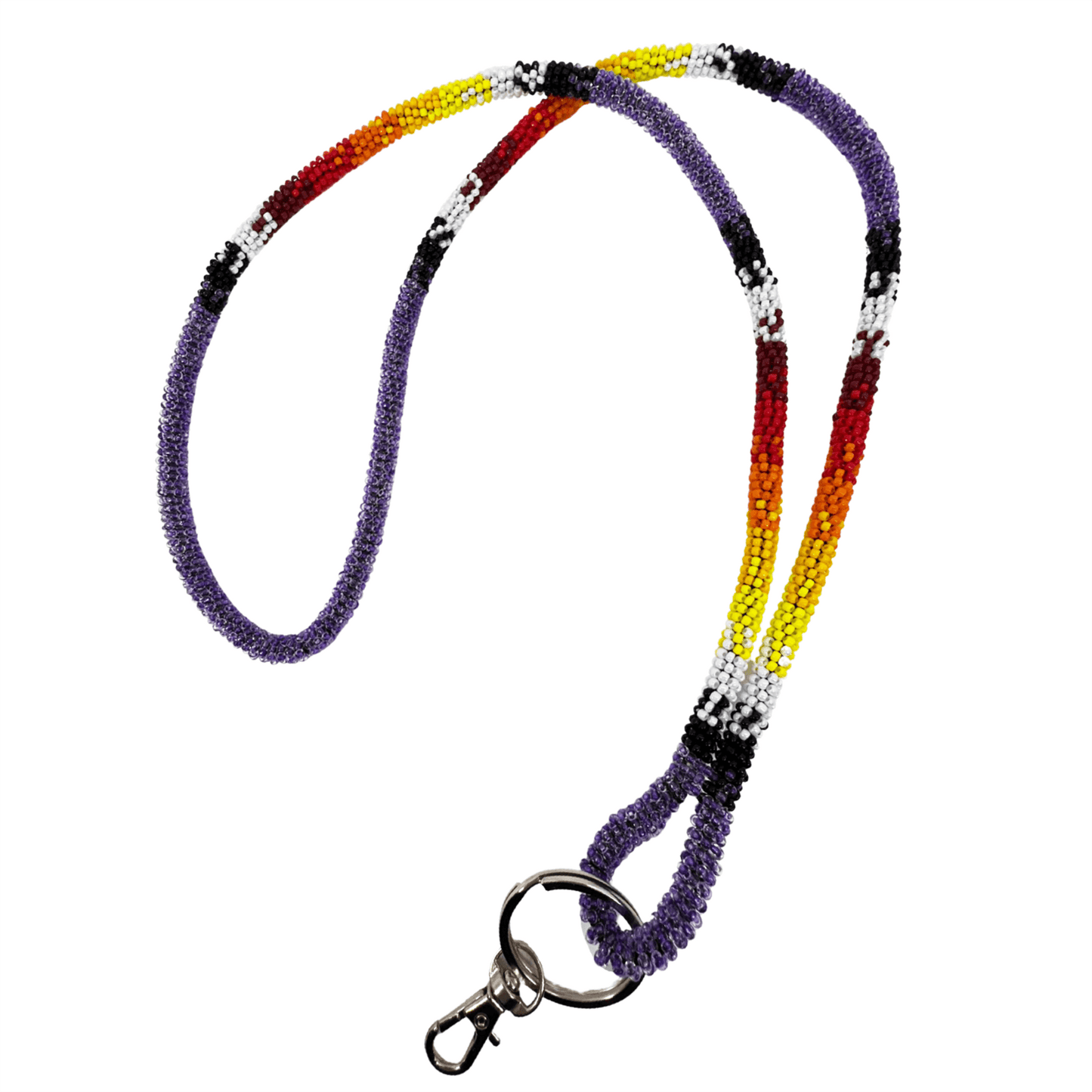 Wrapped Beaded Sunburst Lanyard