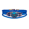 Flowers and Birds Leatherette Bracelet