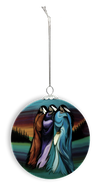 Three Sisters Glass Ornament