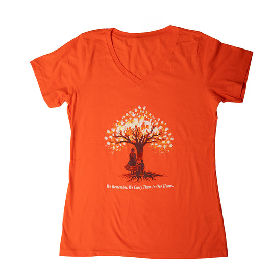 We Remember 2026 Ladies V-Neck Tee